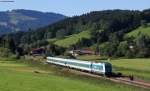 223 065-4 mit dem ALX84142 (Mnchen Hbf-Lindau Hbf) bei Oberstaufen 17.8.11