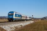 223 069 (Arriva) mit Alx 86706 bei Altstdten (24.02.2008)