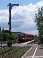 628 534 am 13.05.2012 als RB nach Ulm bei der Durchfahrt in Gerlenhofen