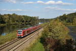 440 016 fuhr am 28. September 2018 als RE von München nach Ulm. Hier kurz von Günzburg.