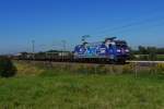 Am 08.09.12 bespannte DB 152 135  TFG Intermodal-AlbatrosExpress  den EZ 51865 (Mannheim Rbf - Mnchen Nord Rbf Einfahrt), welcher in wenigen Minuten sein Ziel erreicht hatte.