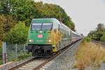 101 019-8  Fahrziel Natur  mit IC 1290 nach Frankfurt(Main) Hbf am 09.10.2023 kurz vor Neusäß