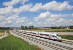 403 012 als ICE 513 von Mnster nach Mnchen bei Haspelmoor (Aufnahmedatum: 11.07.2011)
