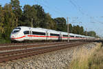 Triebwagen 8001 ICE 28.9.2026 bei Haspelmoor.