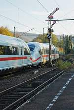 Wegen Bauarbeiten im Ulmer Hauptbahnhof (Anbindung der Neubaustrecke Stuttgart - Ulm an die Fernbahngleise) werden die ICE vom 25.10.