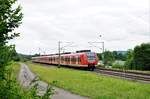 Abellio 425 310-0 am 15.06.2020 bei Tübingen-Lustnau gen Osterburken.