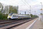 8442 321-9 Abellio Rail Baden-Württemberg GmbH auf einer Testfahrt in Wusterwitz und fuhr weiter in Richtung Brandenburg.