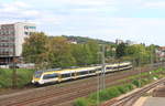 Von 422 122 angefürhtes Hamsterpärchen als RB Tübingen-Heilbronn am 03.09.2020 in Oberesslingen.