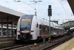 Der Desiro HC 462 007 von Abellio stand am 05.06.19, als RE11 nach Düsseldorf, im Duisburger Hauptbahnhof.
