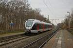 ET 222104 der Abellio Rail NRW als RB46  Glückauf-Bahn  auf dem Weg nach Gelsenkirchen in Bochum-Riemke (29.12.2021)