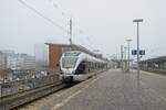 ET 22 21 05 am vorletzten Tag der RB 46 als Abellio-Linie abfahrbereit im Bochumer Hauptbahnhof (15.01.2022)
