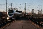 ET 23006 fhrt als ABR33823, (RB40  Ruhr-Lenne-Bahn ) nach Hagen Hauptbahnhof, in Witten Hbf ein. (16.02.2008)