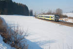 440 606 als ag 84193 von Neumarkt (Oberpf) nach Plattling bei Sinngrün, 21.01.2011