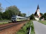 Der 440 415 als Ag nach Ulm am 08.07.2012 unterwegs bei Hausbach.