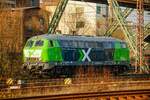 218 485 Aixrail in Wuppertal Oberbarmen, März 2022.