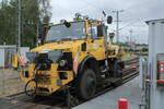 BTK Unimog 1600 (97 59 01 561 60-8) am 01.07.2023 beim Tag der offenen Tür bei Alstom in Kassel.