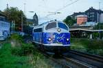 Altmark-Rail 1149  Weihnachts-NoHAB  in Wuppertal Steinbeck, Oktober 2022.