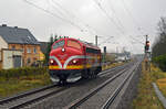 227 003 der Altmark-Rail rollte am 14.12.23 Lz durch Greppin Richtung Bitterfeld.