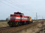 AKN V2.022 holte am 31.03.08 312 055 aus Mukran und verbrachte diese in vermutlich nach Rostock-berseehafen.