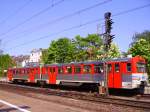 Die AKN wartet in Elmshorn auf die Abfahrt in Richtung Barmstedt. 15.05.08