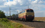 217 002 führte am 27.06.18 den Müllzug von Braunschweig nach Staßfurt.