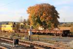 Motorturmwagen BB Rail in Hochstadt/ Marktzeuln am 19.10.2013.