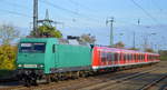 Bombardier Transportation GmbH  145-CL 005  [NVR-Nummer: 91 80 6145 096-4 D-BTK] bei einer Überführungsfahrt für die Hamburger S-Bahn mit zwei nagelneuen S-Bahn Zügen am 22.10.19