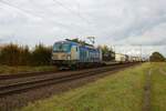 BoxXpress Siemens Vectron 193 538-6 mit Containerzug in Altheim bei Dieburg am 23.10.21