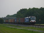 MRCE/BoxXpress 193 863 mit einem Containerzug von Mannheim nach Weddewarder Tief bei Westbevern (Vadrup) aus Richtung Münster kommend.