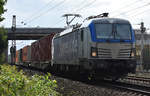 Vectron 193 840 BoxXpress kommend aus Richtung Lüneburg. Höhe Bardowick. 12.09.2017