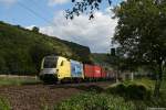 182 562 mit einem Containerzug am 31.08.2010 bei Karlstadt.