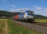 193 843 mit Containerzug in Fahrtrichtung Süden.