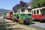 D1 und D2, O&K MV105, Dieselloks der BEG als Vulkanexpress in Oberzissen - 29.06.2019