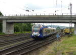 Cantus 427 143 als RE 24262 nach Kassel Hbf, am 30.06.2021 in Bad Hersfeld.