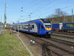 Cantus 427 004 (94 80 0427 138-3 D-CAN) als RE5 aus Kassel Hbf, am 11.04.2022 in Bad Hersfeld.