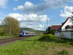Cantus 428 xxx als RB 24212 von Fulda nach Kassel Hbf, am 19.05.2021 in Oberhaun.