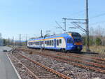 Cantus 427 503 als RB 24117 von Bebra nach Eisenach, am 11.04.2022 in Gerstungen.