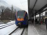 Ebenfalls auf der Berchtesgadener Land Bahn kommt 425 507 der   CANTUS-Bahn zum Einsatz.