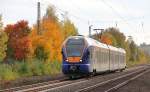 427 503 als R7 nach Eschwege. Aufgenommen am B Eltmannshausen/Oberhone am 18.10.2012.