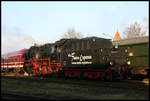 Im Jahr 2007 prangte in großen Lettern  30 Jahr Teuto Express  am Tender der 503655 von Eisenbahntradition. Am 15.12.2007 stand die Lok abfahrbereit im BW Hohne, um zunächst mit einem Leerwagen Park nach Versmold zu fahren. Vor dort stand dann eine Sonderfahrt zum Weihnachtsmarkt in Osnabrück auf dem Programm.