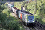CTD 187 013 mit 185-CL 002 auf der Hamm-Osterfelder Strecke in Recklinghausen 7.10.2022