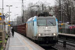 Captrain 185 549-3 in Recklinghausen-Süd 1.2.2020