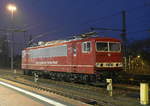 Cargo Logistik Rail Service GmbH 155 016 scheint in Dresden Hbf übernachten zu wollen; 16.12.2017  