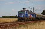 1042 520-5  40 Jahre Eisenbahn Kurier  am Abend des 16.07.2009 bei Woltorf