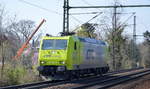 CFL Cargo Deutschland GmbH mit   185 534-5   [NVR-Number: 91 80 6185 534-5 D-ATLU] am 02.04.19 Dresden-Strehlen.