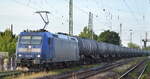 CFL Cargo Deutschland GmbH, Niebüll [D] mit der Alpha Trains Lok  185 508-9  (NVR:  91 80 6 185 508-9 D-ATLU ) und einem Kesselwagenzug am 18.07.22 Vorbeifahrt Bahnhof Magdeburg-Neustadt.