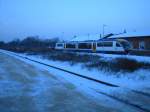 Spremberg 23.12.02
hier fhrt soeben LB 84290 vom Gleis 2 nach Cottbus ab.
