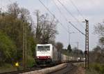 185 581-6  Celine Alia  mit KLV (Ewals Cargo) am 18. April 2010 bei Istein.