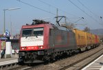 185 601 mit DGS 40125 (Crossrail, Zeebrugge–Milano) am 18.03.2016 in Kollmarsreute