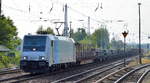 CTL Logistics GmbH mit der Rpool  185 690-5  [NVR-Number: 91 80 6185 690-5 D-Rpool] und einem Güterzug mit Stahlprodukten am 29.08.18 Berlin-Hirschgarten.